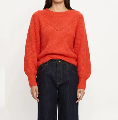 Kivari Reine Knit Sweater In Red In Red
