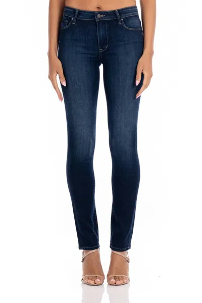 Fidelity Stevie Skinny Jeans In Santa Rosa In Blue