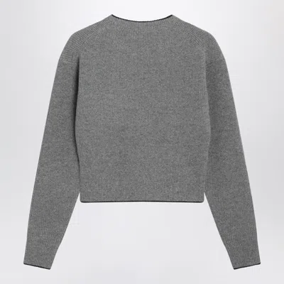 Chloé Gray Wool And Cashmere Sweater Women In Gray