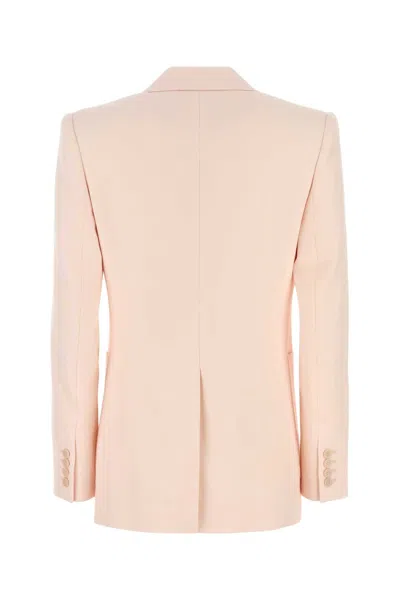 Chloé Chloe Women Pastel Pink Wool Blazer In Pink