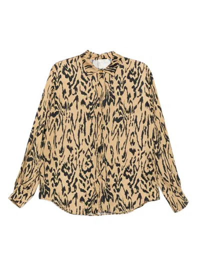 Forte Forte Forte_forte Printed Shirt In Animal Print