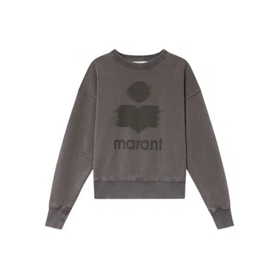 Isabel Marant Étoile Moby Logo Sweatshirt In Gray