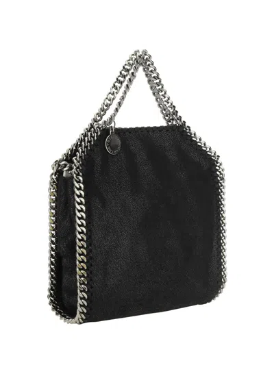 Stella Mccartney Black Polyester Shoulder Bag In Black
