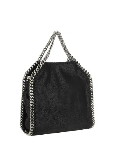 Stella Mccartney Black Polyester Shoulder Bag In Black