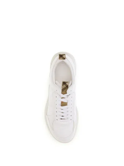 Burberry Men Matrix Sneakers In White