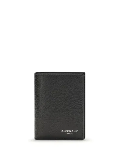 Givenchy Calfskin Leather Continental Wallet In Black