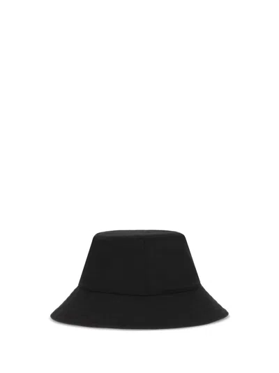 Givenchy Men Black Cotton Blend Bucket Hat In Black
