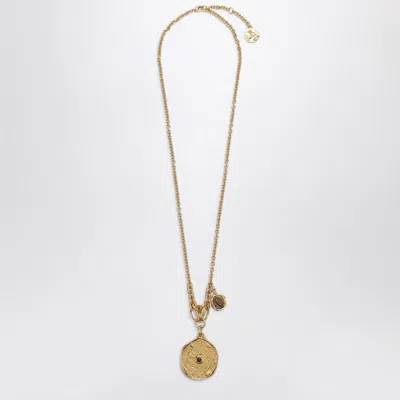 Chloé Zodiac Pendant Necklace Chain Link In Gold