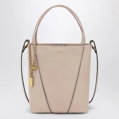Chloé Compact Travel Bag Shoulder Strap In Brown