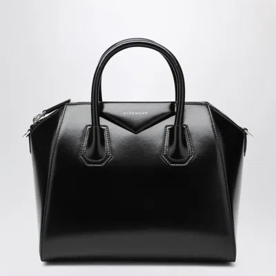 Givenchy Leather Handbag With Logo On The Front In Black