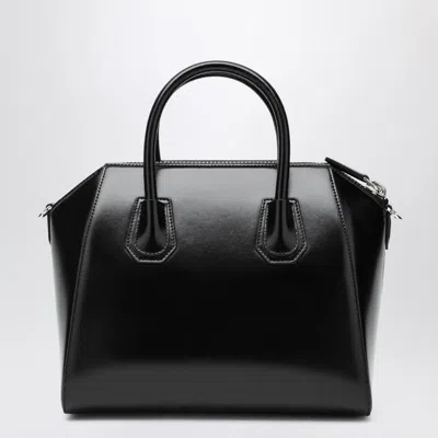 Givenchy Leather Handbag With Logo On The Front In Black