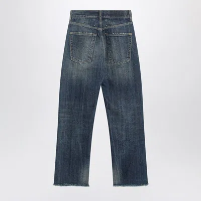 Maison Margiela Straight-leg Jeans In Faded Blue Denim In Blue