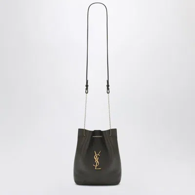 Saint Laurent Moss Bucket Bag In Green
