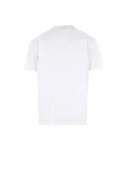 Tom Ford White Cotton T-shirt With Straight Hem In White