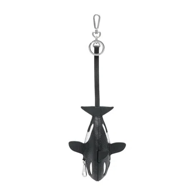 Mulberry Orca Case Keyring In Black