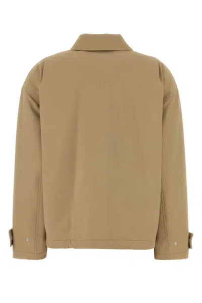 Herno Long-sleeved Cotton-padded Jacket In Brown