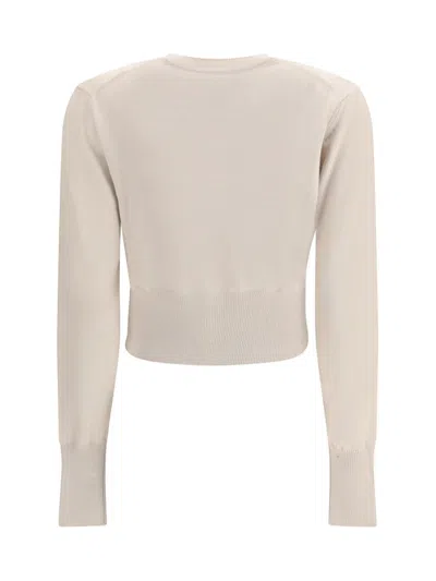 Vivienne Westwood White Cotton Cardigan In Neutral