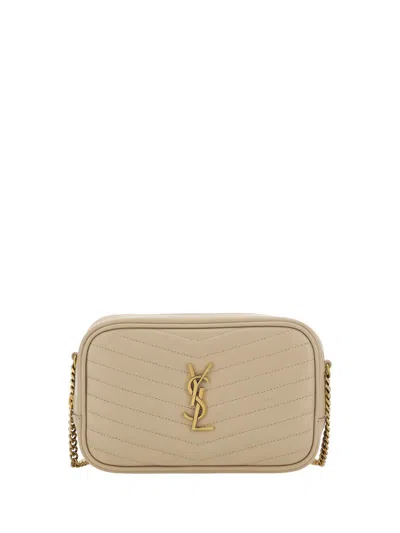 Saint Laurent Shoulder Bags In Sand