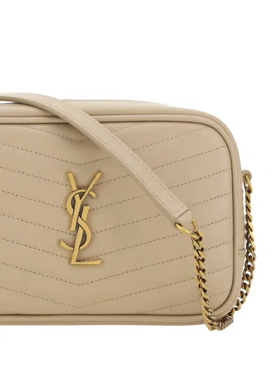 Saint Laurent Shoulder Bags In Sand