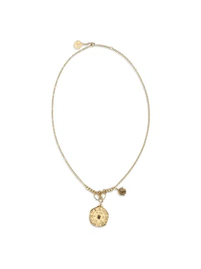 Chloé Women Medals Pendant Necklace In Gold