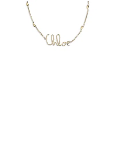 Chloé Women Iconic Necklace In Gold