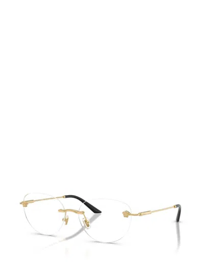 Versace Eyewear Eyeglasses In Gold