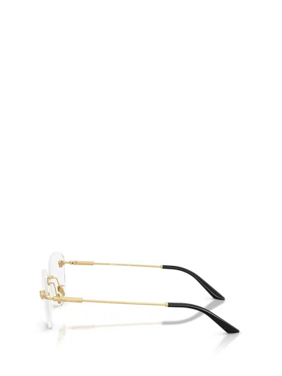 Versace Eyewear Eyeglasses In Gold
