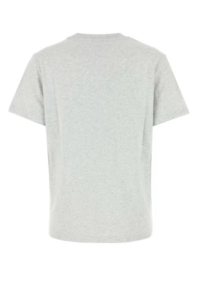 Apc A.p.c. Light Grey Cotton T Shirt In White