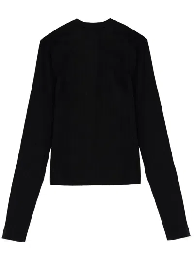 Maison Kitsuné "baby Fox" Cardigan In Black