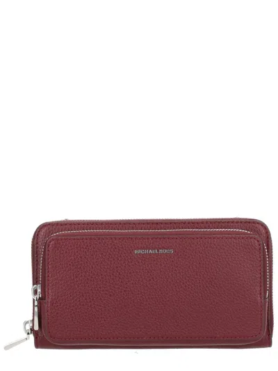 Michael Kors Versatile Cross-body Bag Detachable Strap In Burgundy