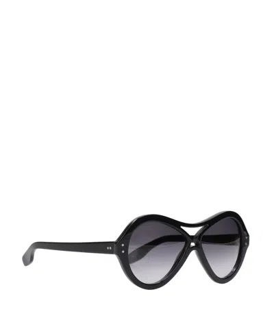 Alberta Ferretti Sunglasses Black In Black