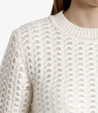 Alberta Ferretti Sweaters White In Neutral
