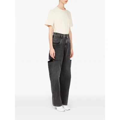 Maison Margiela Denim Black In Gray