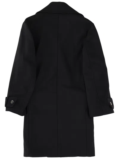 Paul Smith Double-breasted Coat In Black