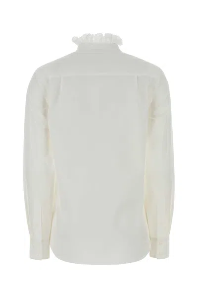 Alexander Mcqueen White Poplin Shirt