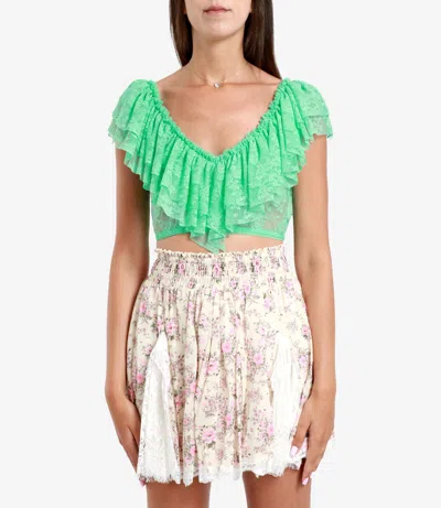 Aniye By Top Mint Green In Brown