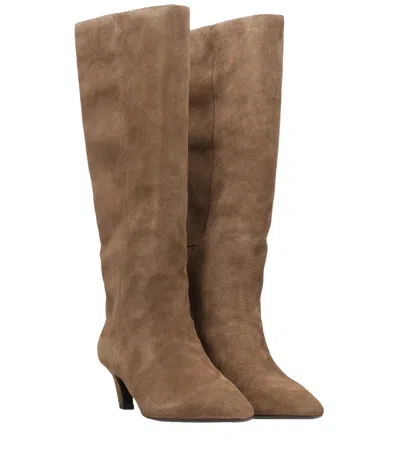 Ash 50mm Violet Pointed-toe Boots In Multi