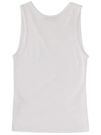 Maison Kitsuné Top "baby Fox" In White