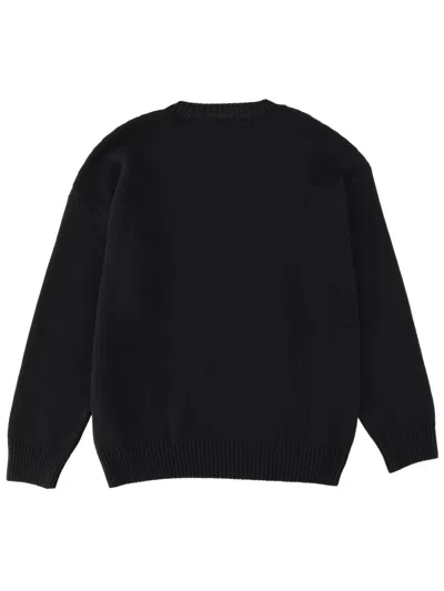 Msgm Wool Sweater In Black