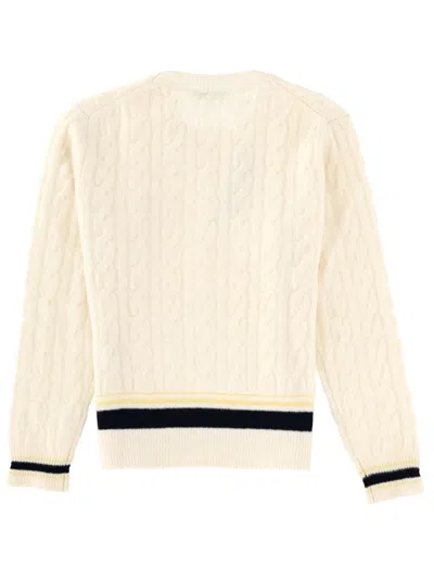 Lacoste Wool Sweater In Neutral