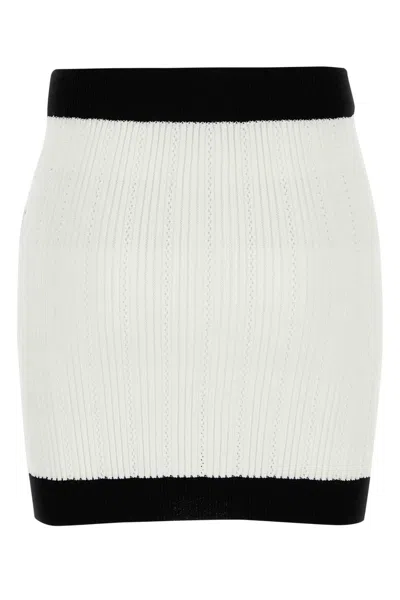 Balmain Skirt With Knee Length And Midi In White