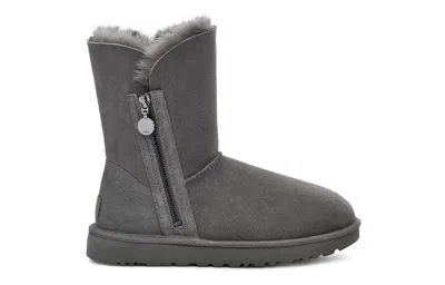 Ugg (wmns)  Bailey Zip Short Fleece Lined Gray