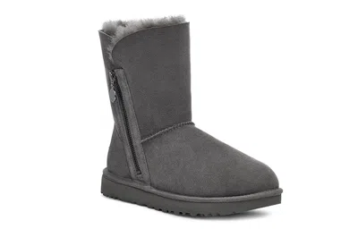 Ugg (wmns)  Bailey Zip Short Fleece Lined Gray