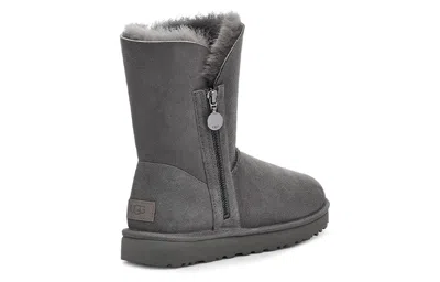 Ugg (wmns)  Bailey Zip Short Fleece Lined Gray