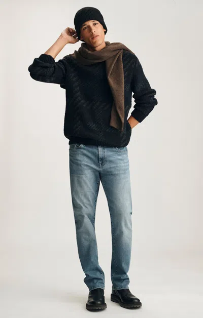 Mavi Jacquard Sweater In Black Iris In Black