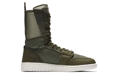 Air Jordan (wmns)  1 Explorer Xx 'olive Canvas Phantom' In Green