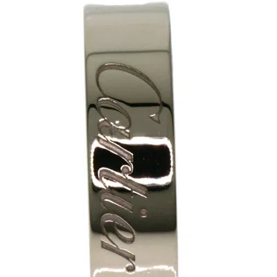 Pre-owned Cartier Love Pink White Band Ring () In Multi