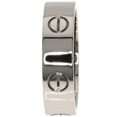 Pre-owned Cartier White Gold White Gold (18k) Band Ring ()