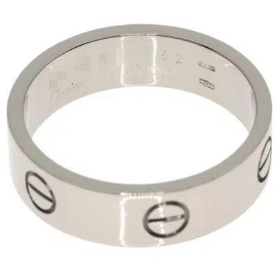 Pre-owned Cartier White Gold White Gold (18k) Band Ring ()