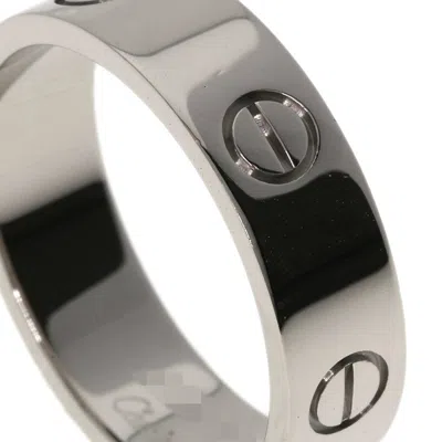 Pre-owned Cartier White Gold White Gold (18k) Band Ring ()
